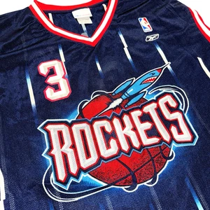NBA Steve Francis MENS 3XL PRE-OWNED Houston Rockets Reebok Jersey Swingman Blue - Picture 1 of 12