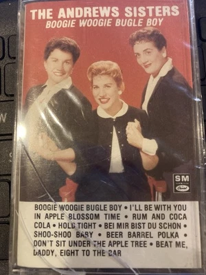 THE ANDREWS SISTERS Boogie Woogie Bugle Boy CASSETTE New & Sealed Cracks  case - Image 1 of 3
