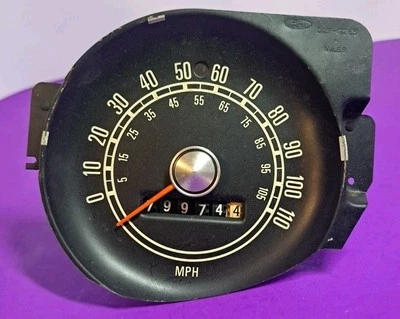 Velocímetro Ford Pinto 1971-1974 110 mph D12F-17255 Foto 1 de 4