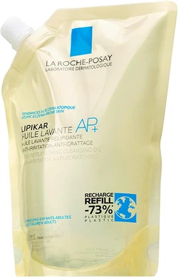 La Roche-Posay Lipikar Olio Detergente AP+ Refill Pack, Ricarica Olio Doccia, pe - Immagine 1 di 4