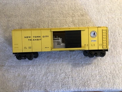 MTH RAILKING NEW YORK TRANSIT MTA GENERATOR BOX CAR 30-74189! O GAUGE TRAIN NYC - Image 1 of 4