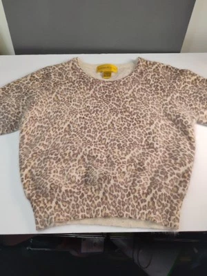 Classiques Entier Mujer Recorta Angora/Nailon Suéter Camisa Manga Corta Pequeña Foto 1 de 4