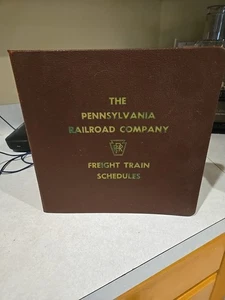 PENNSYLVANIA RAILROAD  FREIGHT TRAIN SCHEDULES BINDER - Picture 1 of 5