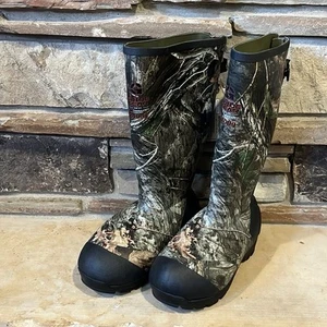 Guide Gear 2400 G Ankle Fit Mossy Oak Camo Rubber Boots - Picture 1 of 12