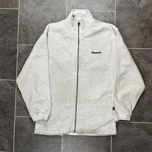 Reebok Essentials Fleece Jacket Sweatshirt Jumper Cream Womens Jacket - size 10 - Picture 1 of 8