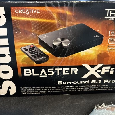Creative Sound Blaster X-Fi Surround 5.1 Pro USB Sound Card SB1095 TESTED - Image 1 of 2