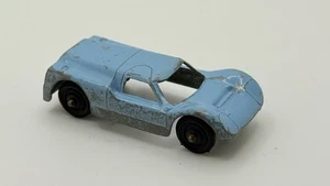 TootsieToy FORD GT Race Car Aqua Blue Diecast Metal Made in USA - Picture 1 of 3