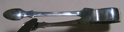 PLAIN SUGAR OR ICE TONGS EXETER BY ENGLISH STERLING SILVER MAKER - Image 1 of 3