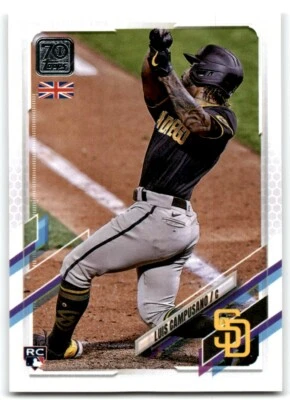 2021 TOPPS UK EDITION LUIS CAMPUSANO RC SAN DIEGO PADRES #48 - Image 1 of 2