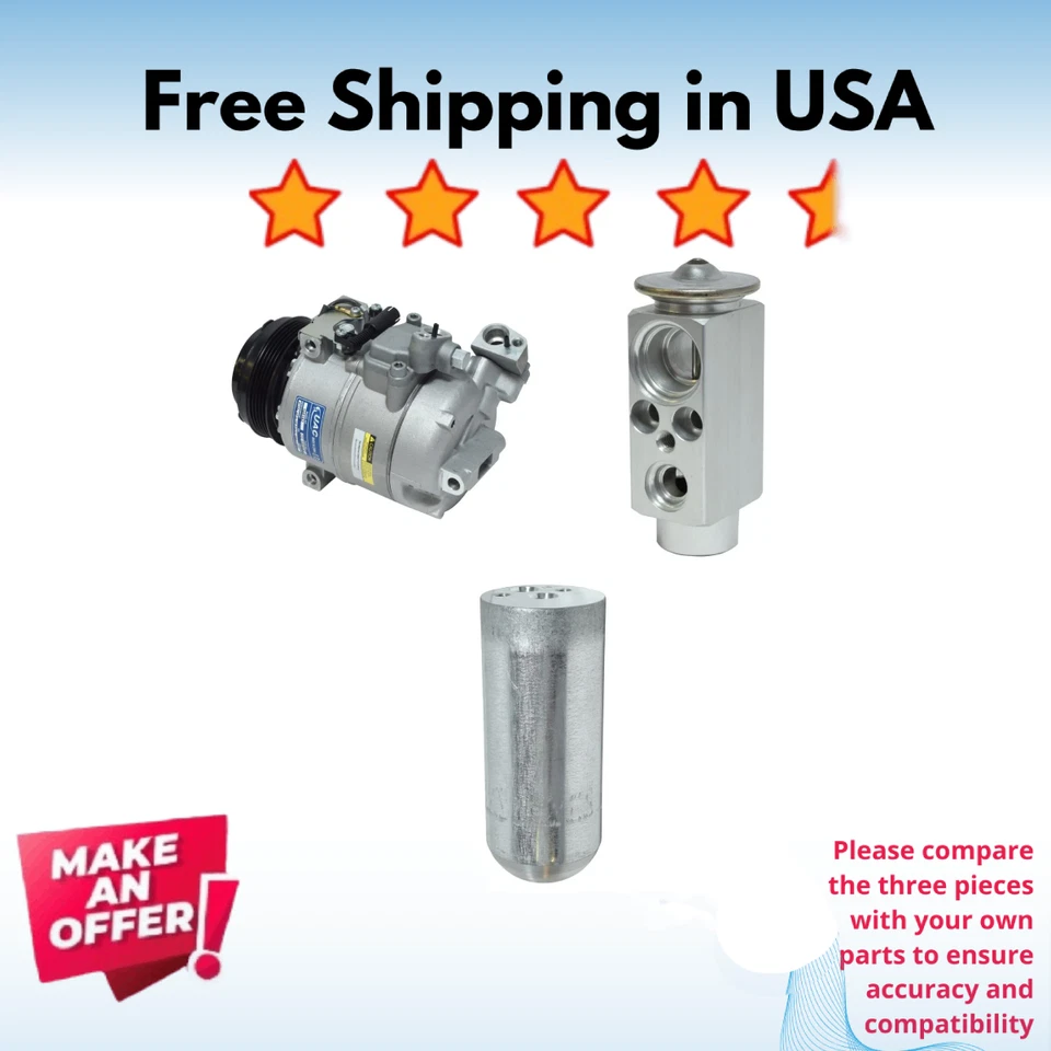 Kit Compresor A/C Fit BMW 540i 1998-2003, BMW M5 2001-2002 Foto 1 de 4