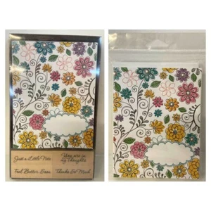 Hero Arts Flourish Flower Cards With Message Stamps and Extra Cards CK209 PS707 - Picture 1 of 3