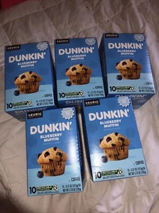 50 Dunkin Blueberry K-Cups Keurig (5x10) K-Cup Box - Bild 1 von 6