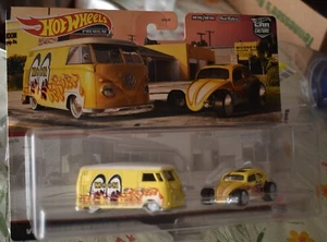 Hot Wheels VOLKSWAGEN T1 PANEL BUS & CUSTOM VOLKSWAGEN BEETLE NEW - Picture 1 of 8