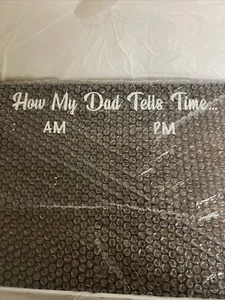 How To Tell The Time Coffee Wine Beer Sign - bar pub drink cafe glass cup - Picture 1 of 3