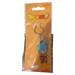 Dragon Ball Super SD SS3 Goku 01 PVC Official Licensed Key Chain GE Animation - Picture 1 of 2