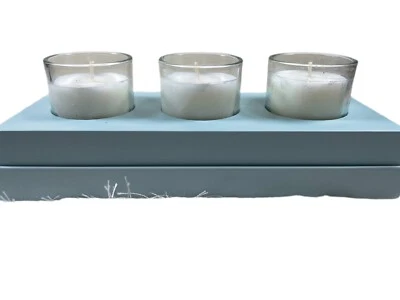 Pier 1 Imports Candles Coconut Soy Wax Essential Oils Blend 3 pack Boxed NOS - Image 1 of 4