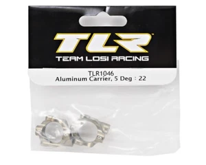Juego de portabujes de aluminio Team Losi Racing 5° (TLR 22) nuevo disco HHD piezas TLR1046 - Imagen 1 de 4