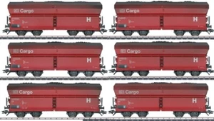 Märklin 46238 + 46239 Set 6 vagones autodescarga DB Cargo Ep5 a petición ejes DC - Imagen 1 de 3
