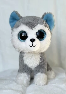 Peluche Ty Beanie Boos Slush Husky cane giocattolo per bambini 6" - Foto 1 di 4