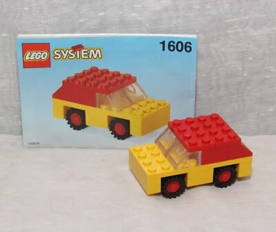 LEGO 1606 Coche Amarillo y Rojo Foto 1 de 2