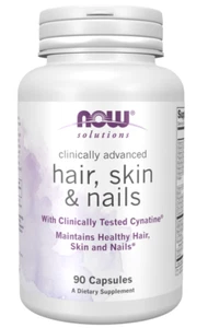 Now Solutions Hair, Skin, & Nails, 90 Capsules - Picture 1 of 4