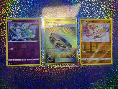 Pokemon TCG: Secret Rare 179/168 Hustle Belt: Reverse Holo 123/236 Meloetta - Image 1 of 4
