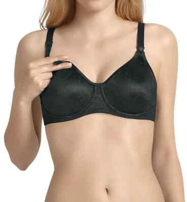 Nuevo con etiquetas Sujetador de maternidad de enfermería con aros para mujer Anita 5035 38F negro Foto 1 de 4