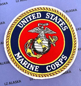 U.S. MARINE CORPS ADLER, GLOBUS & ANKER (4,8" ROUND PATCH) MC1 - Bild 1 von 3