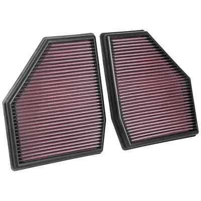 Filtros de aire de alto rendimiento de flujo K&N 33-3128 para BMW M5 18-23 / 20-23 M8 4,4 V8 Foto 1 de 4