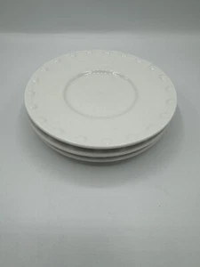 3 Oneida Katherine Salat Mittagsplatten 6"" Steinzeug weiß Menge 3 - Bild 1 von 6