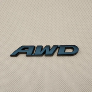 3D Metal Mate Negro AWD Letras Logotipo Insignia Coche Maleta Trasera Maleta Pegatina Calcomanía - Imagen 1 de 5