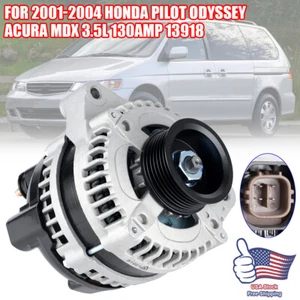 Alternator 13918 For Acura Mdx 3.5L 01-02 Honda Pilot Odyssey 3.5L 02-04 130Amp - Picture 1 of 9