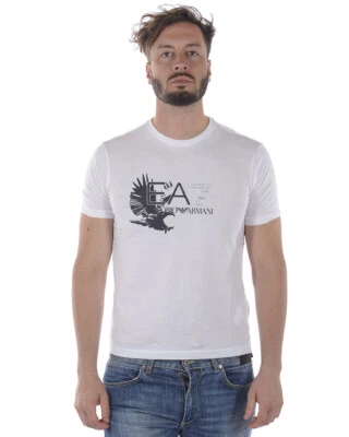 Emporio Armani EA7 Camiseta Sudadera Hombre Blanco 3ZPT46PJM9Z 1100 Talla XL HACER OFERTA Foto 1 de 4