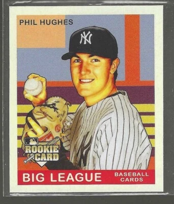 Phil Hughes 2007 Upper Deck Goudey Mini Red Backs RC Card# 147 - Image 1 of 4