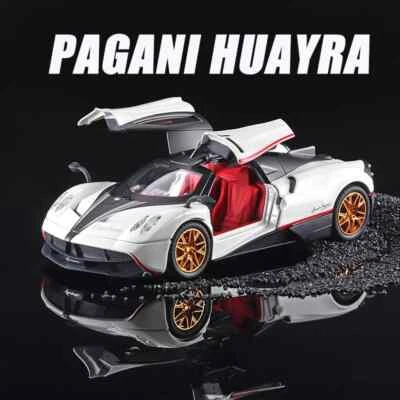 1/24 Pagani Huayra Dinastia Aleación Modelo Coche Diecast Sonido Luz Vehículos de Juguete Foto 1 de 4