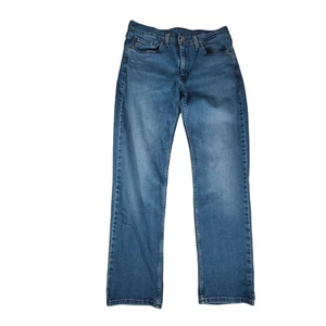 Jeans Levis 514 para hombre 32x32 (21x32) azul denim ajustado pierna recta lavado medio - Imagen 1 de 15