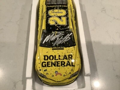Matt Kenseth 2013 autografiado Toyota Dollar General Bristol ganar diecast y tarjeta Foto 1 de 4