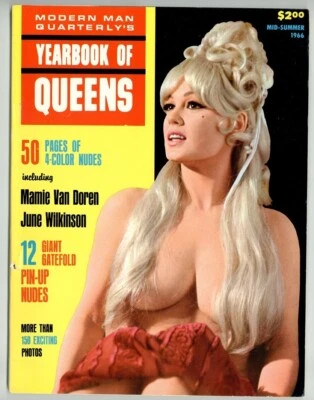 Modern Man Quarterly Yearbook 1966 Mamie Van Doren 92pgs Pinup Magazine M33085 - Image 1 of 2