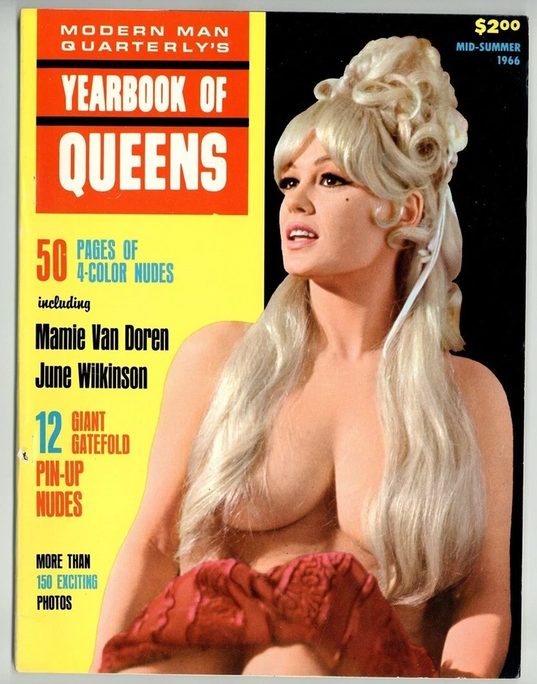 Modern Man Quarterly Yearbook 1966 Mamie Van Doren 92pgs Pinup Magazine M33085 Foto 1 de 2