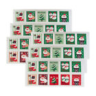  6 Sheets Urlaubssiegelaufkleber Weihnachts Sticker Weihnachtsmotiv Weihnachten