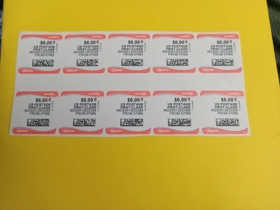 Discount Stamps $6.00 Face Value.  60 Stamps - Image 1 of 1