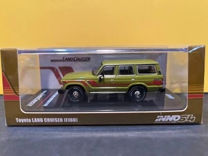 1/64 INNO64 TOYOTA LAND CRUISER (FJ60) OLIVE GREEN - Picture 1 of 4