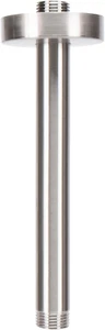 Ceiling Mounted Shower Arm with Flange and Teflon Tape, Universal Connection 1/2 - Picture 1 of 12