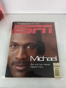 ESPN The Magazine April 6 1998 Michael Jordan and Baseball Preview Newsstand - Picture 1 of 6