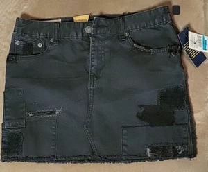 POLO RALPH LAUREN Girls Denim Miniskirt Embellished Sequins Size 16 - Picture 1 of 6