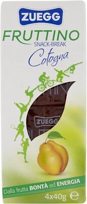 Zuegg Fruttino Merendina di Mela Cotogna, 4 x 40g