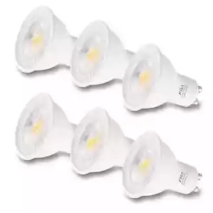 GU10 LED Bulb Dimmable 5.5w 5k Daylight 550 Lumens 25,000hr life - 6 Pack - Picture 1 of 3