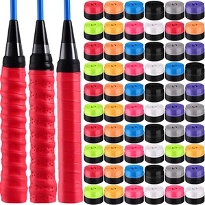 Wettarn 60 Pcs Racket Grip anti Slip 43 Inches Tennis Racket Grip Tape Racket Ov - Picture 1 of 6