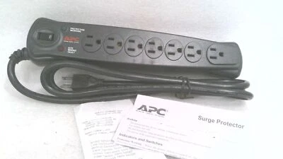 APC ESSENTIAL P7T SURGEARREST 7 OUTLET SURGE PROTECTOR, 120VAC, 15AMP, 50/60HZ - Image 1 of 4