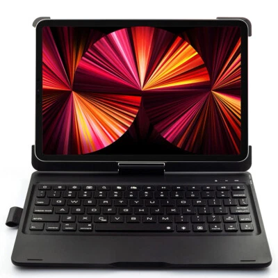 Aluminum iPad Pro 11"/12.9inch BT5.0 Keyboard Case Hard Shell with Pencil Holder - Image 1 of 4